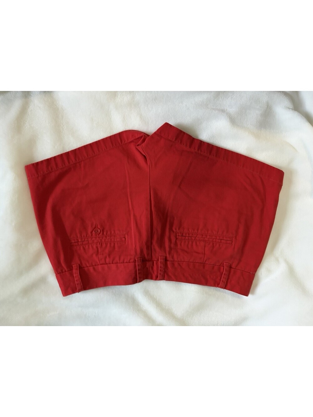 J.Crew 3" Chino Short City Fit Women's 10 Red Low Rise Cotton NWOT Summer Preppy - Picture 3 of 3